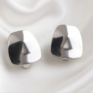 Elegant Stylish Ballet Silver tone Clip-on Earrings - Women's Fashion Jewelry